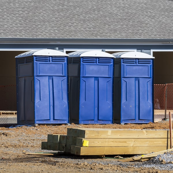 are there different sizes of portable restrooms available for rent in New Trenton